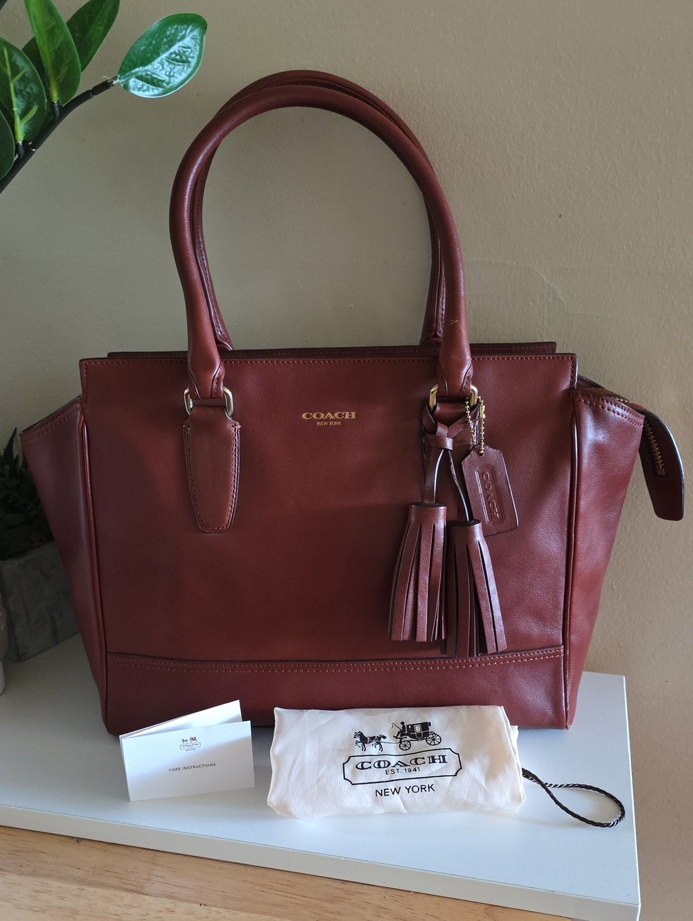 COACH Legacy Candace Carry All Medium - A1373 - 24201 Cognac